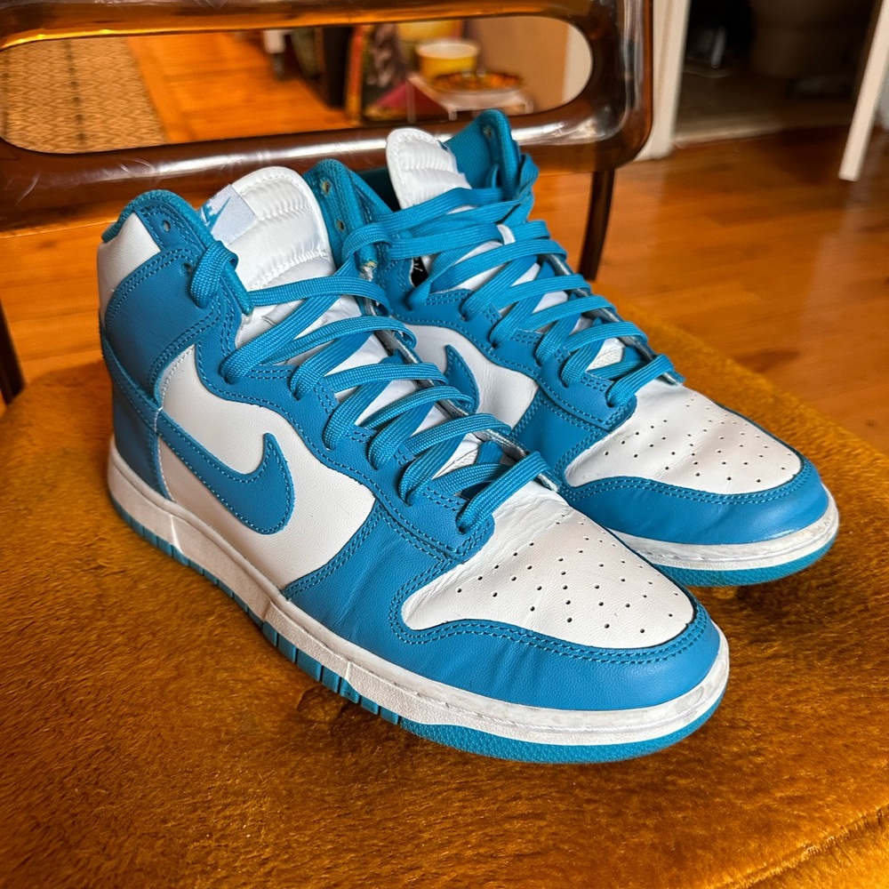 Nike Laser Blue Dunks Hi